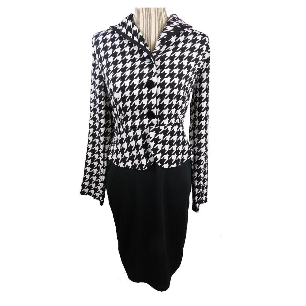 Women Fake Two Piece Bodycon Dress